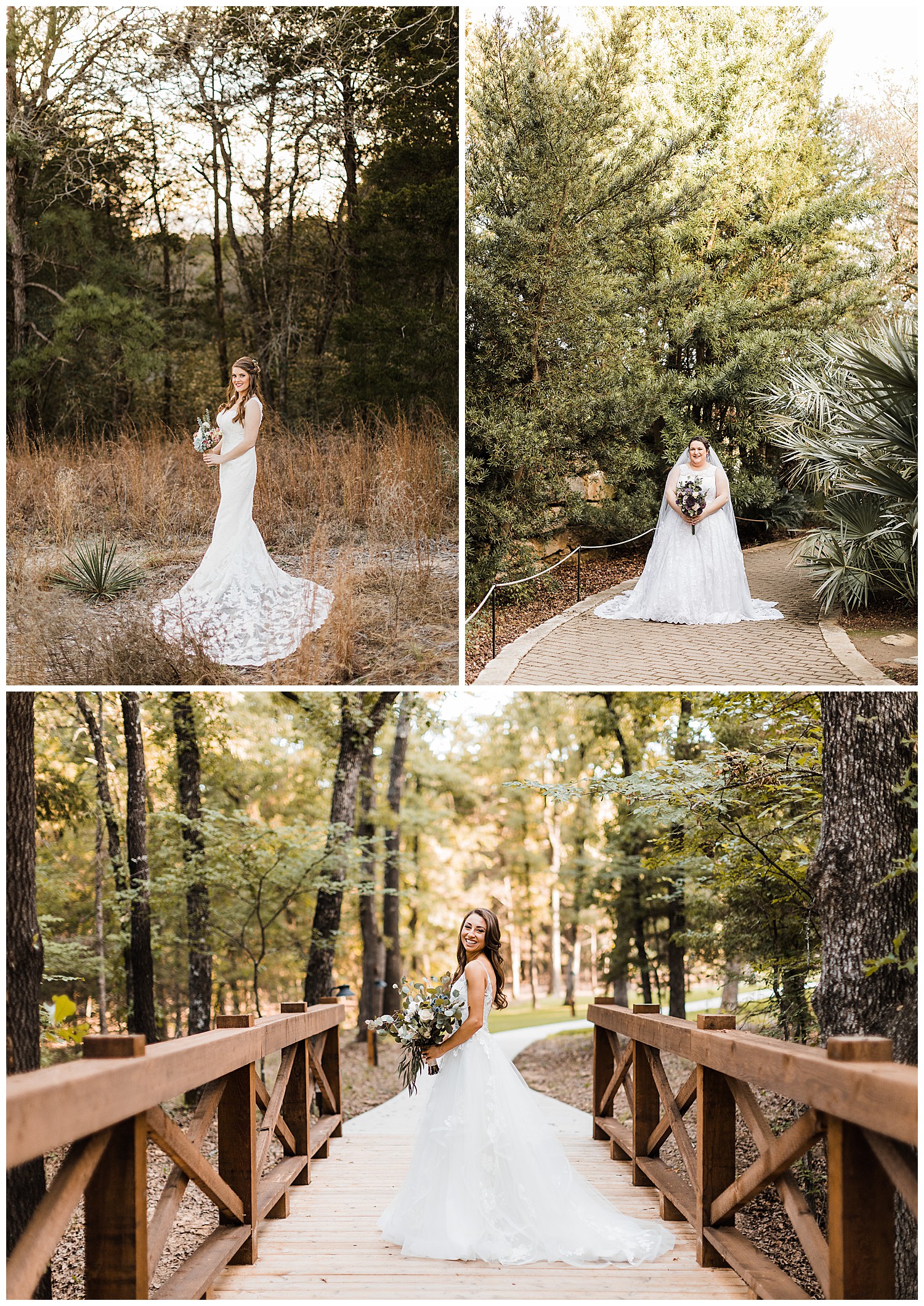 Dallas outdoor bridal pictures