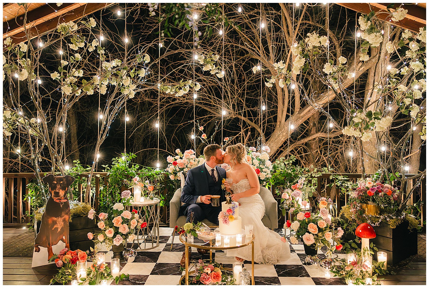 wedding photo at Avalon Legacy Ranch in McKinney, Tx