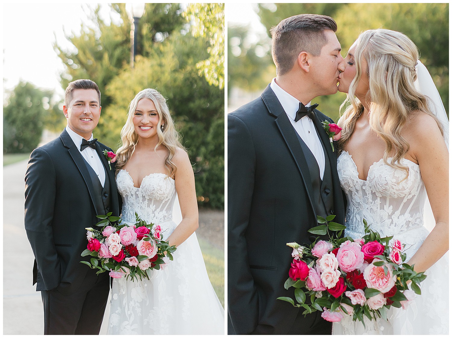 Wedding Couple at The Laurel in Grapevine, Texas